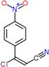 (2E)-3-chloro-3-(4-nitrophenyl)prop-2-enenitrile