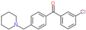 (3-chlorophenyl)-[4-(1-piperidylmethyl)phenyl]methanone