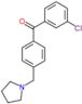 (3-Chlorophenyl)[4-(1-pyrrolidinylmethyl)phenyl]methanone