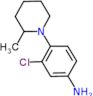 3-chloro-4-(2-methylpiperidin-1-yl)aniline