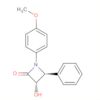 2-Azetidinone, 3-hydroxy-1-(4-methoxyphenyl)-4-phenyl-, (3S,4S)-