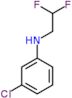 3-chloro-N-(2,2-difluoroethyl)aniline