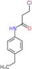 3-chloro-N-(4-ethylphenyl)propanamide