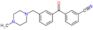 3-[3-[(4-methylpiperazin-1-yl)methyl]benzoyl]benzonitrile