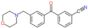 3-[3-(morpholinomethyl)benzoyl]benzonitrile