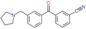 3-[3-(pyrrolidin-1-ylmethyl)benzoyl]benzonitrile