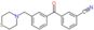 3-[3-(thiomorpholinomethyl)benzoyl]benzonitrile