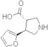 (3S,4S)-4-(Furan-2-yl)pyrrolidine-3-carboxylic acid