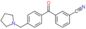 3-[4-(pyrrolidin-1-ylmethyl)benzoyl]benzonitrile