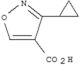 4-Isoxazolecarboxylicacid, 3-cyclopropyl-