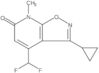 3-Cyclopropyl-4-(difluoromethyl)-7-methylisoxazolo[5,4-b]pyridin-6(7H)-one