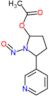 1-nitroso-5-(pyridin-3-yl)pyrrolidin-2-yl acetate