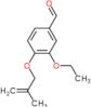 3-Ethoxy-4-[(2-methyl-2-propen-1-yl)oxy]benzaldehyde