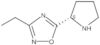 3-Ethyl-5-(2S)-2-pyrrolidinyl-1,2,4-oxadiazole