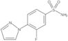 3-Fluoro-4-(1H-pyrazol-1-yl)benzenesulfonamide