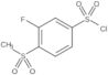 3-Fluoro-4-(methylsulfonyl)benzenesulfonyl chloride