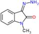 (3E)-3-hydrazono-1-methyl-1,3-dihydro-2H-indol-2-one