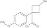 3-Hydroxy-1-(4-methoxyphenyl)cyclobutanecarboxylic acid