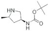 Carbamic acid, (5-methyl-3-pyrrolidinyl)-, 1,1-dimethylethyl ester, (3S-cis)-