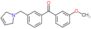 [3-(2,5-dihydropyrrol-1-ylmethyl)phenyl]-(3-methoxyphenyl)methanone