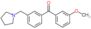 (3-methoxyphenyl)-[3-(pyrrolidin-1-ylmethyl)phenyl]methanone