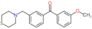 (3-methoxyphenyl)-[3-(thiomorpholinomethyl)phenyl]methanone