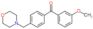 (3-methoxyphenyl)-[4-(morpholinomethyl)phenyl]methanone