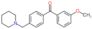 (3-methoxyphenyl)-[4-(1-piperidylmethyl)phenyl]methanone