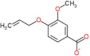 Acido 3-metossi-4-(2-propen-1-ilossi)benzoico