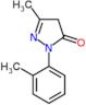 5-methyl-2-(2-methylphenyl)-2,4-dihydro-3H-pyrazol-3-one