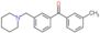 m-tolyl-[3-(1-piperidylmethyl)phenyl]methanone