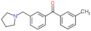 m-tolyl-[3-(pyrrolidin-1-ylmethyl)phenyl]methanone