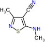 3-methyl-5-(methylamino)isothiazole-4-carbonitrile