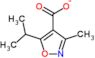 3-methyl-5-(1-methylethyl)isoxazole-4-carboxylic acid