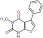 3-methyl-5-phenyl-2-thioxo-2,3-dihydrothieno[2,3-d]pyrimidin-4(1H)-one