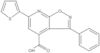 3-Phenyl-6-(2-thienyl)isoxazolo[5,4-b]pyridine-4-carboxylic acid