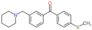 (4-methylsulfanylphenyl)-[3-(1-piperidylmethyl)phenyl]methanone