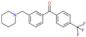 [3-(1-piperidylmethyl)phenyl]-[4-(trifluoromethyl)phenyl]methanone