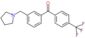 [3-(pyrrolidin-1-ylmethyl)phenyl]-[4-(trifluoromethyl)phenyl]methanone