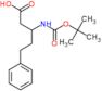 3-[(tert-butoxycarbonyl)amino]-5-phenylpentanoic acid