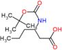3-[(tert-butoxycarbonyl)amino]hexanoic acid