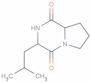 (3S-trans)-hexahydro-3-isobutylpyrrolo[1,2-a]pyrazine-1,4-dione
