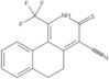 2,3,5,6-Tetrahydro-3-thioxo-1-(trifluoromethyl)benz[h]isoquinoline-4-carbonitrile