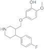 4-(4-Fluorophenyl)-3-(4-methoxy-3-hydroxyphenoxymethyl)piperidine