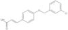 3-[4-[(3-Chlorophenyl)methoxy]phenyl]-2-propenoic acid