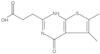 1,4-Dihydro-5,6-dimethyl-4-oxothieno[2,3-d]pyrimidine-2-propanoic acid