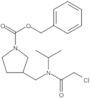 Phenylmethyl 3-[[(2-chloroacetyl)(1-methylethyl)amino]methyl]-1-pyrrolidinecarboxylate