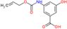 3-(allyloxycarbonylamino)-5-hydroxy-benzoic acid