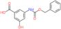 3-(benzyloxycarbonylamino)-5-hydroxy-benzoic acid