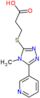 3-{[4-methyl-5-(pyridin-3-yl)-4H-1,2,4-triazol-3-yl]sulfanyl}propanoic acid